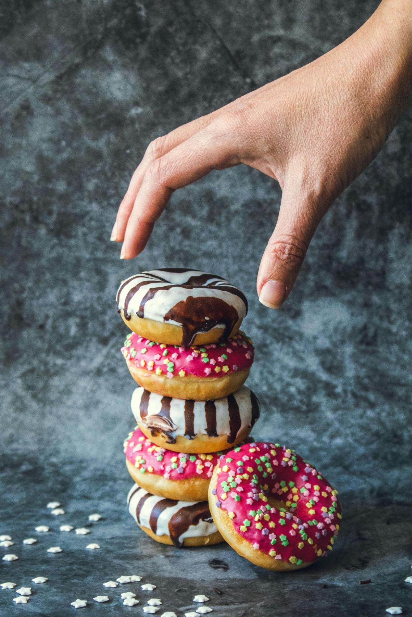 Hand Reaching for Donut