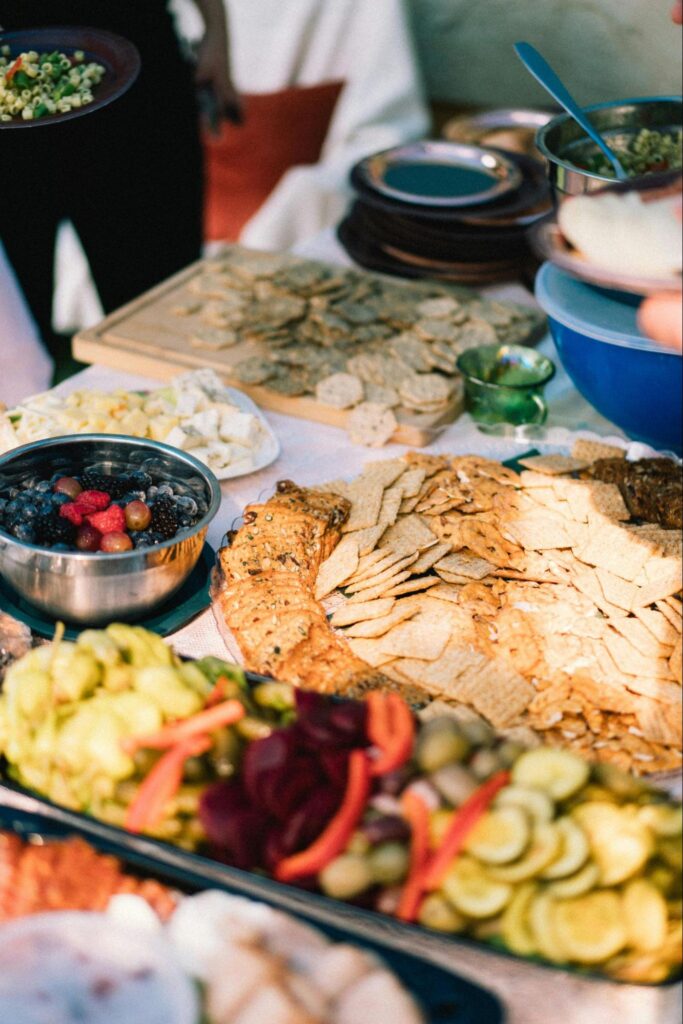 Spread of Food on Table