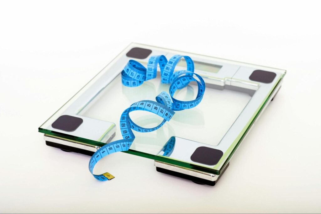 Scale with Tape Measure