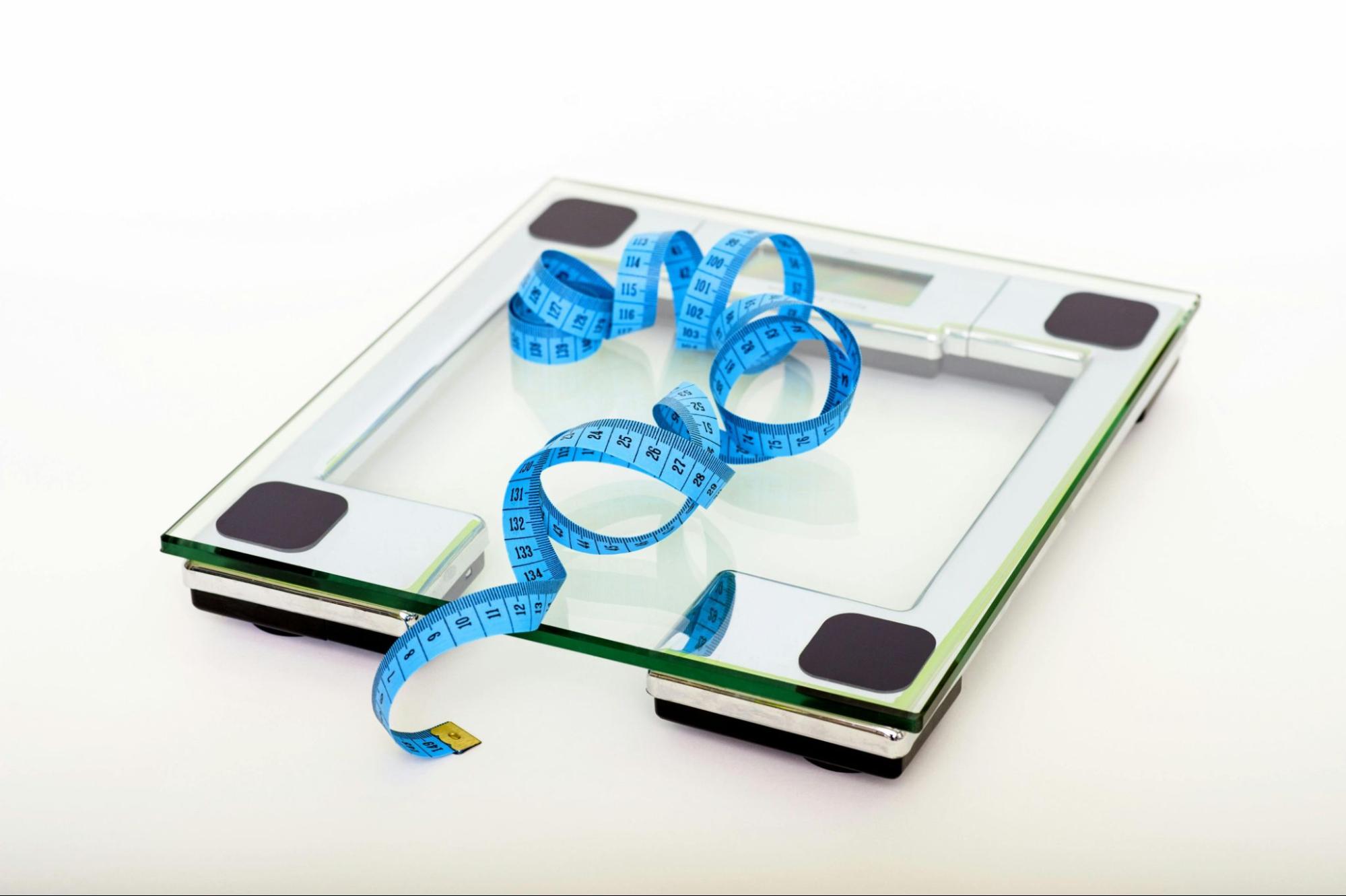 Scale with Tape Measure